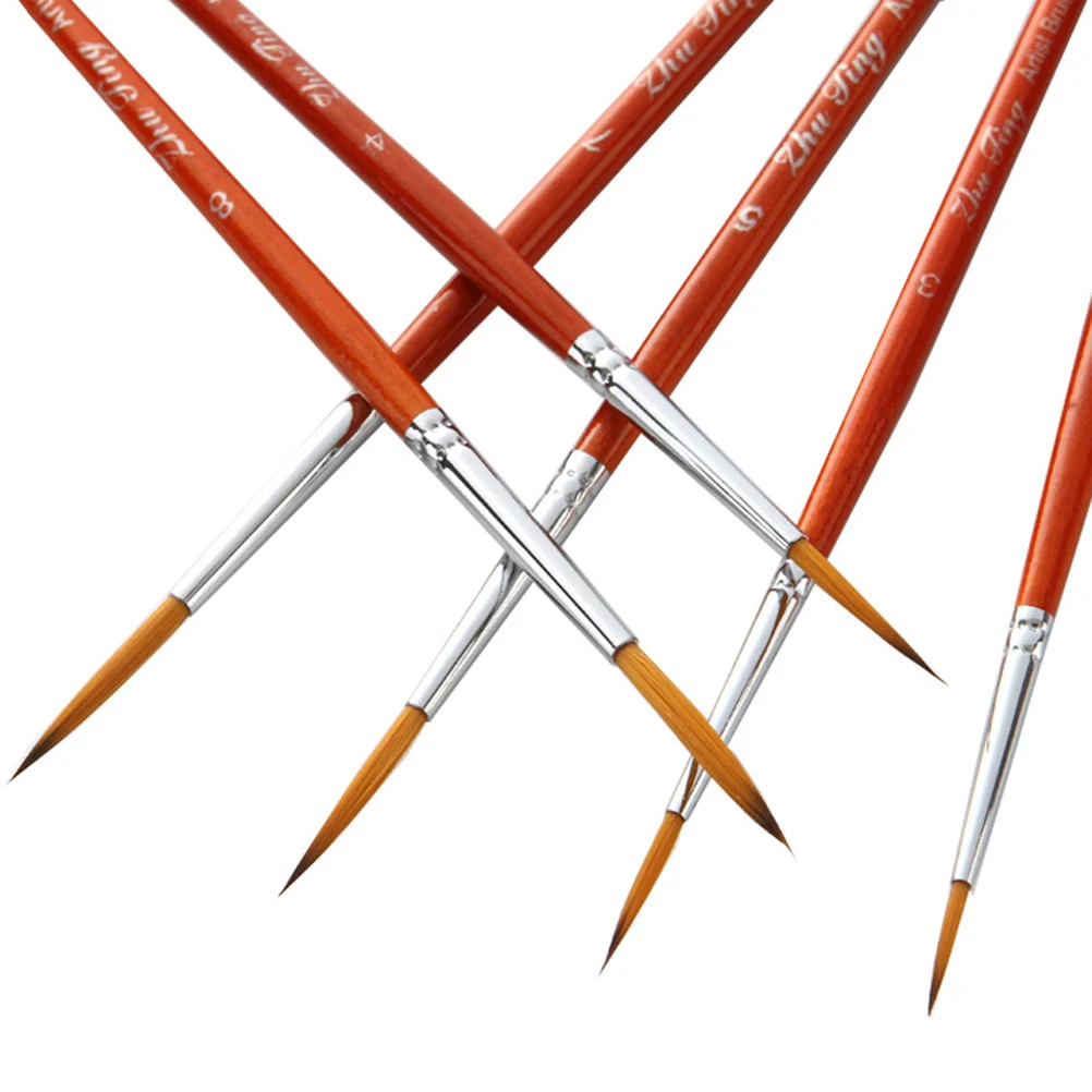 

11pcs Long Rod Hook Pen Set Premium Material Durable Great Texture Smooth Portable Artists Kids Beginners Professionals Acrylic