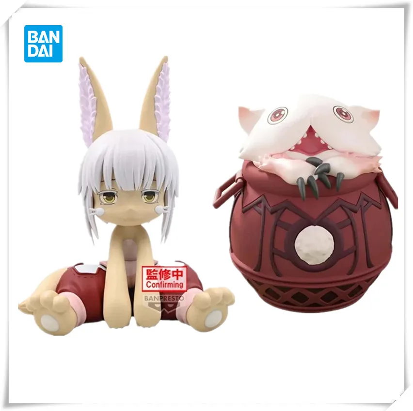 

Bandai Original BANPRESTO Аниме hecho en Abyss Pot Meaty Nanachi ПВХ фигурка деembali modelo coleccionable juguetes regalos