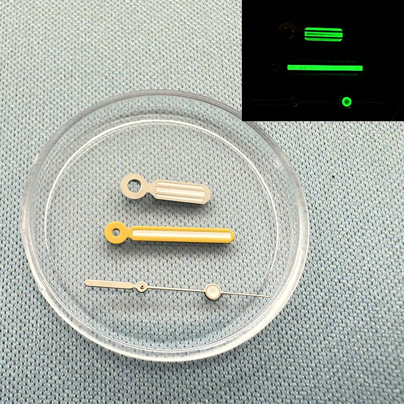 NH36 NH35 4R35 4R36 7Sムーブメント SKX007 SKX009 SRPD対応 グリーン夜光ポインター付き モッドハイトニングウォッチハンドキット