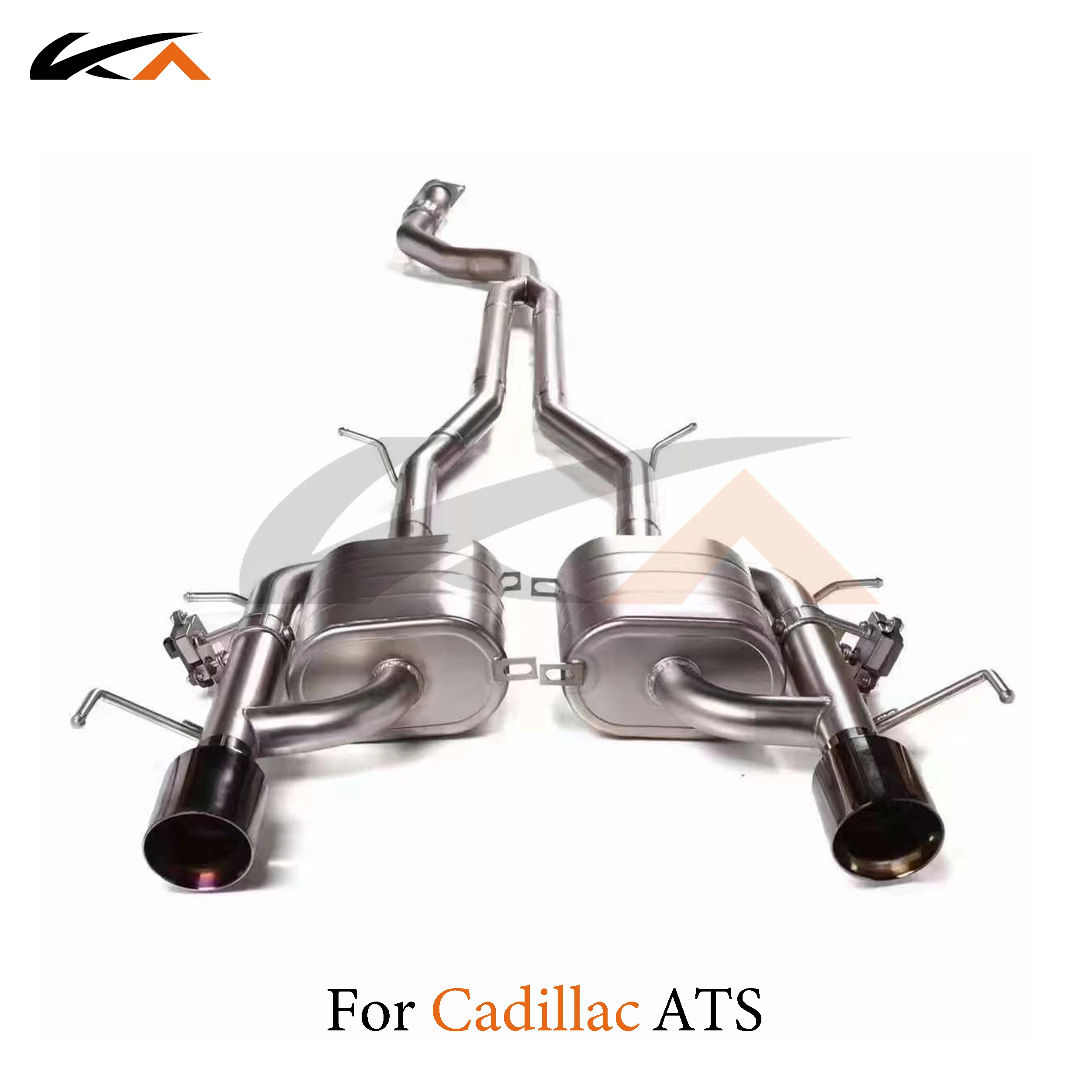 

KA Tuning exhaust system stainless catback for Cadillac ATS rear section performance parts muffler valve