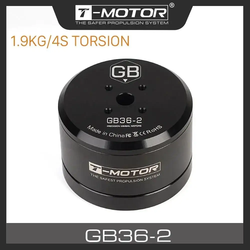 T-MOTOR GB36-2 Gimbal Type 3-6S UAV Drone Brushless Motor KV30 Professiona High Torque Motor for Drones DIY Parts