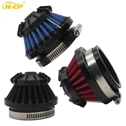 Motorcycle High Flow Air Filter Universal 35 42 48 50mm for Carburetor Air Intake Filter Cleaner Intake Pipe Modified Scooter