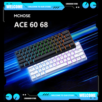 Mchose Ace 60/68 Pro RGB Hot Swap E-sports Magnetic Switch Mechanical Keyboard FPS Custom Gaming Keyboard Pc Gamer Accessories