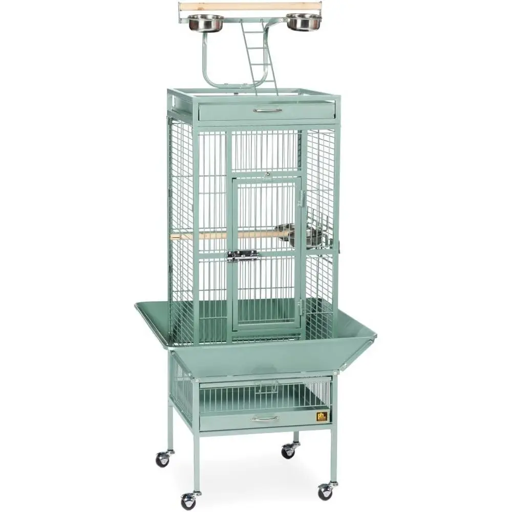 

Клетка для животных из кованого железа Select Cage - Sage, 18'' x 18'' x 57''