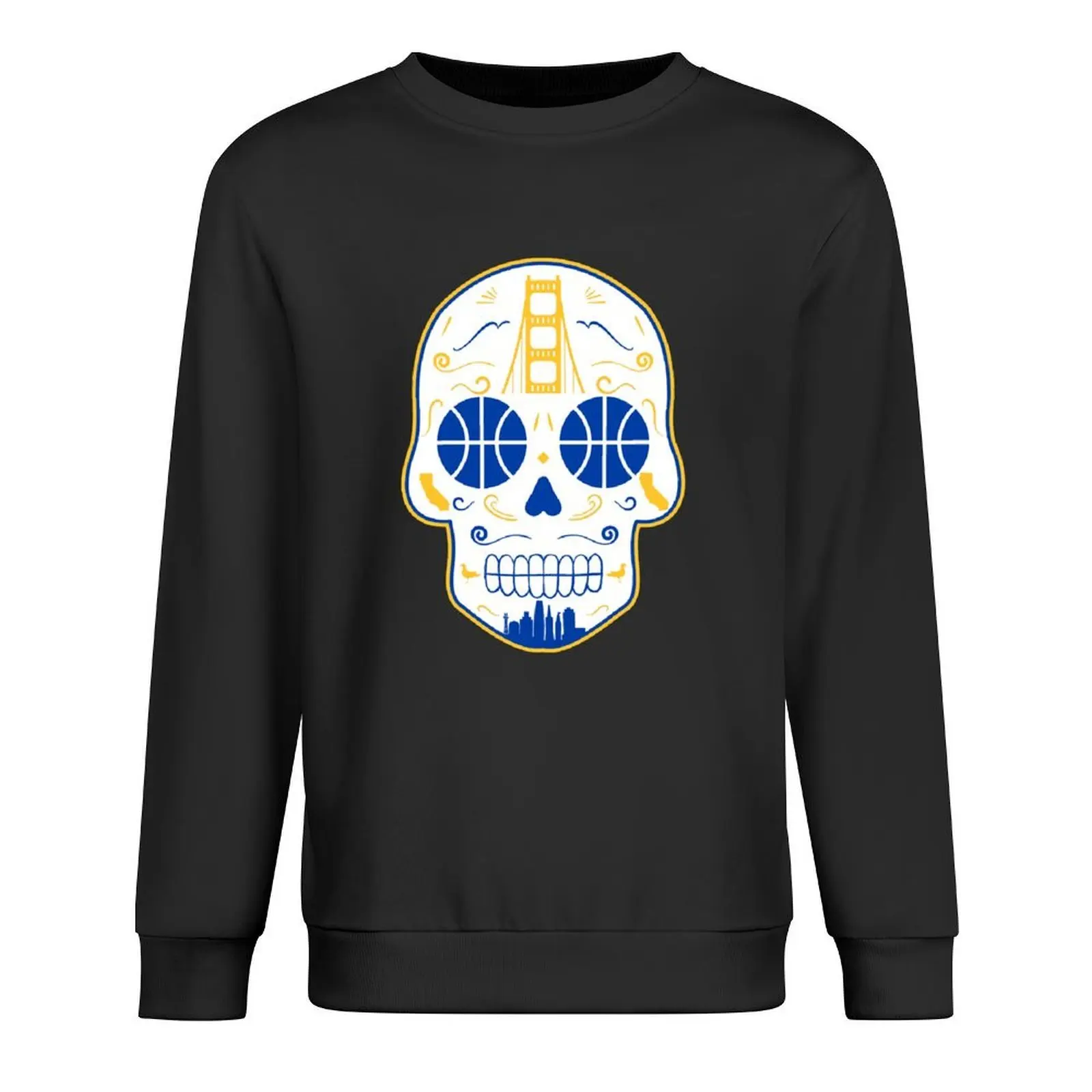 Golden State Sugar Skull Pullover mens clothes blouse tracksuits winter clothes new hoodies and sweatshirts