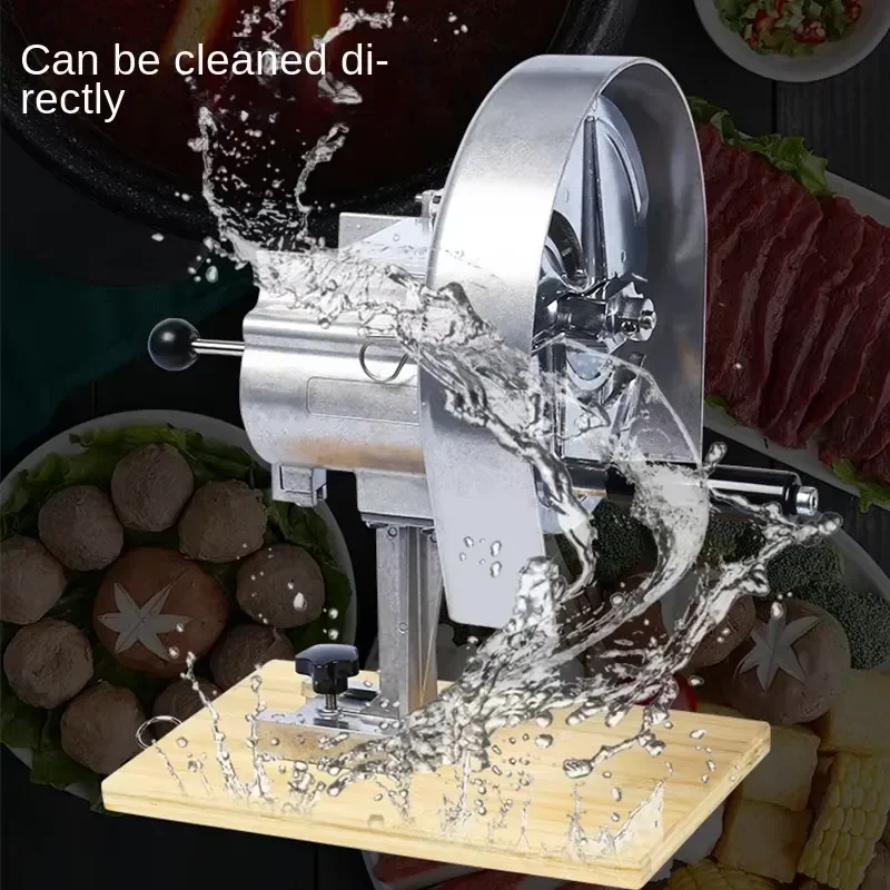 Manual Stainless Steel Vegetable Slicer Hand Crank Potato Cutter Multifunctional Fruit Chopper for Kitchen Home Commercial