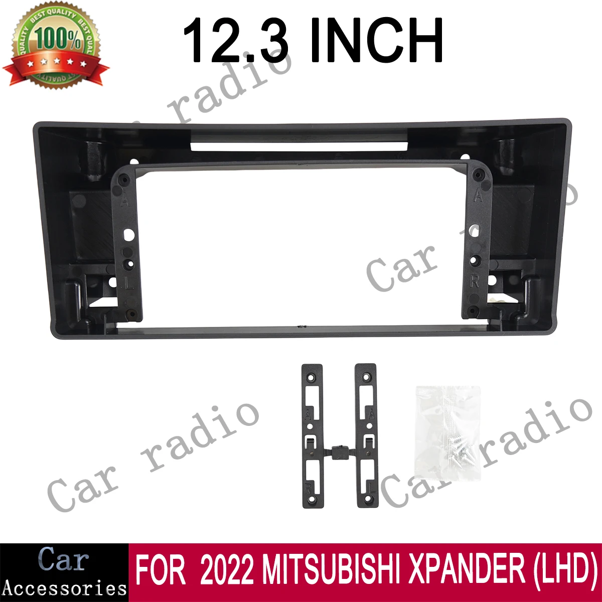 

For 2022 MITSUBISHI XPANDER 12.3 Inch Car Radio Android Stereo Frame Player Head Unit Fascia Panel Dash Board Cover