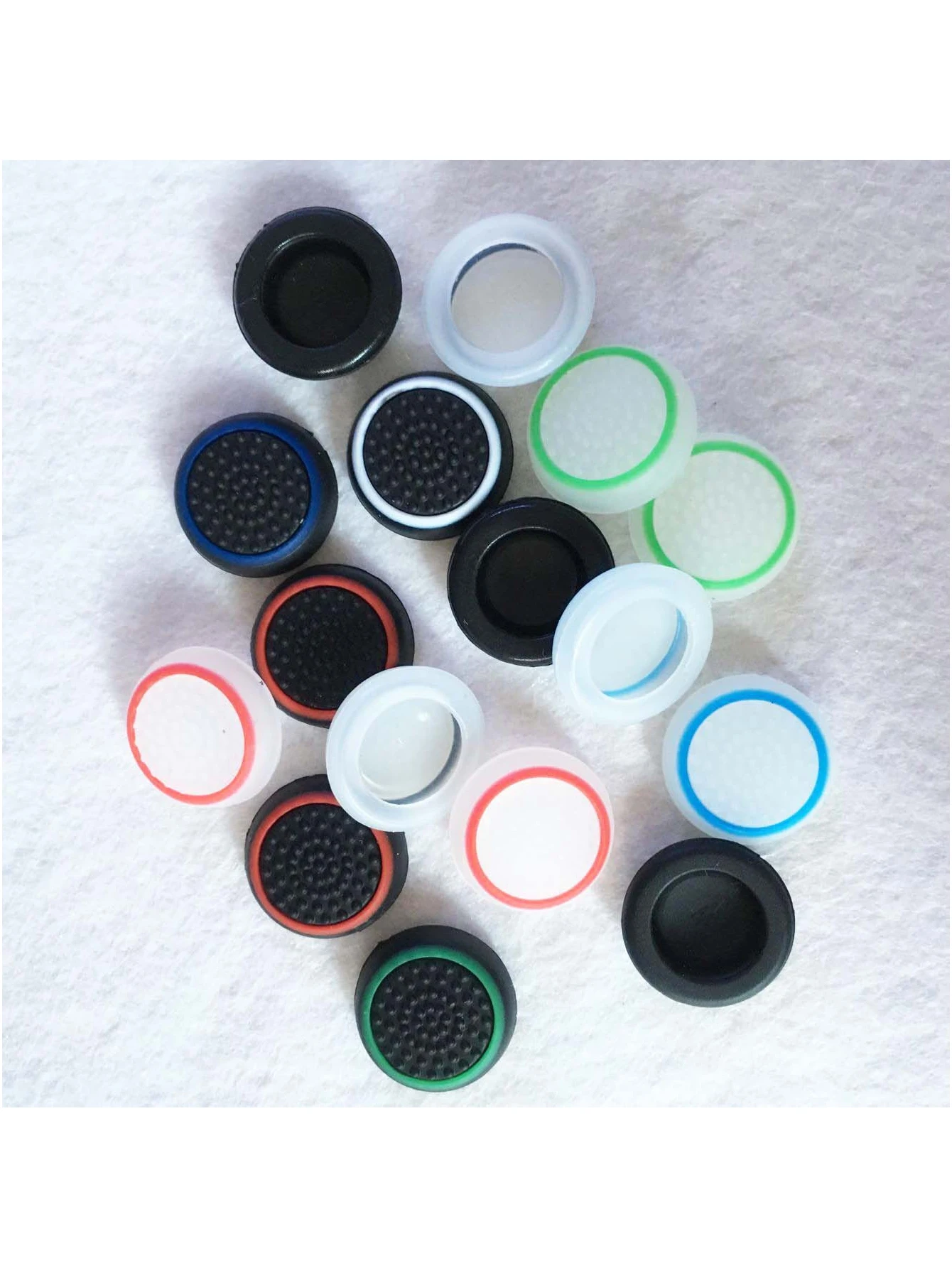 Dual-color silicone ThumbStick Grip Cap Cover For Playstation 5 PS5 PS4 Slim/Pro Xbox Series x/s Game Controller thumb grip cap