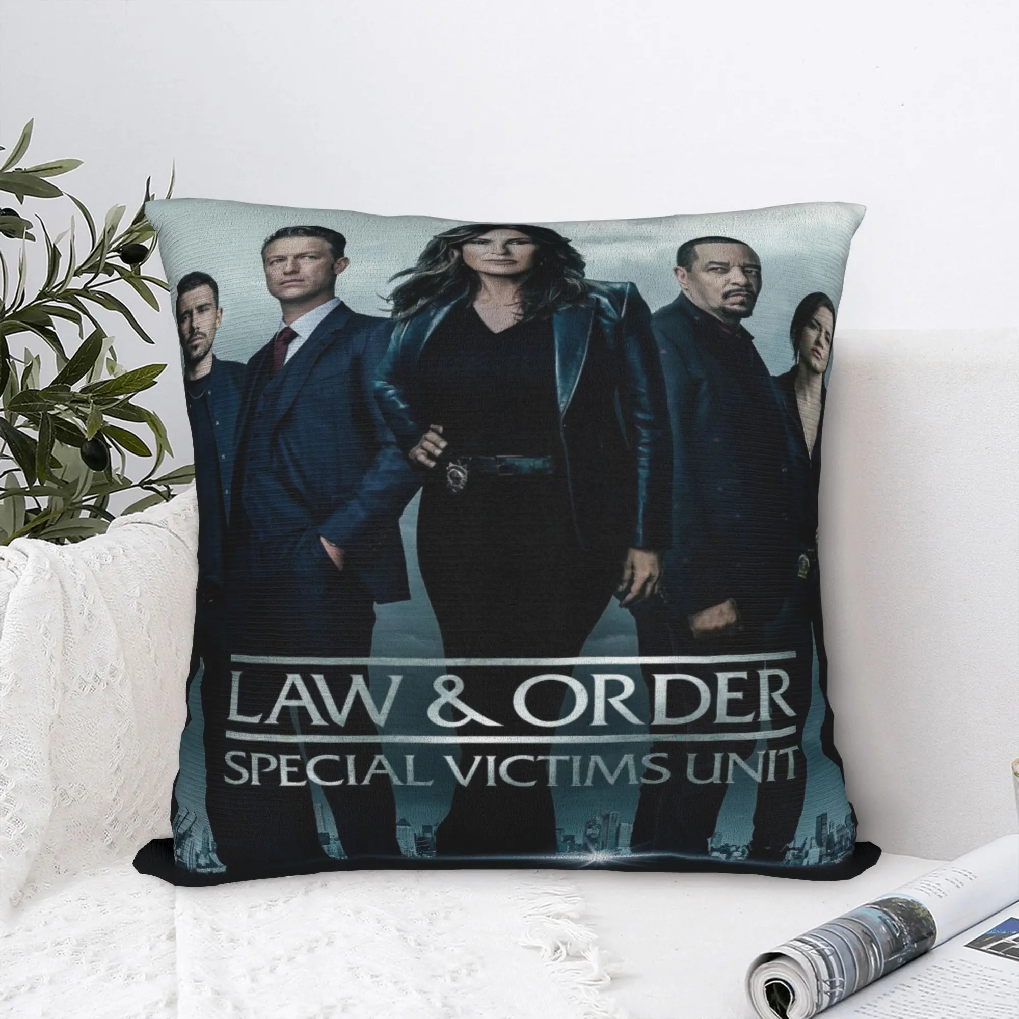 Warm Home Law Order SVU Decor Pillowcase Stuff  Pillow Covers Square Multiple Sizes