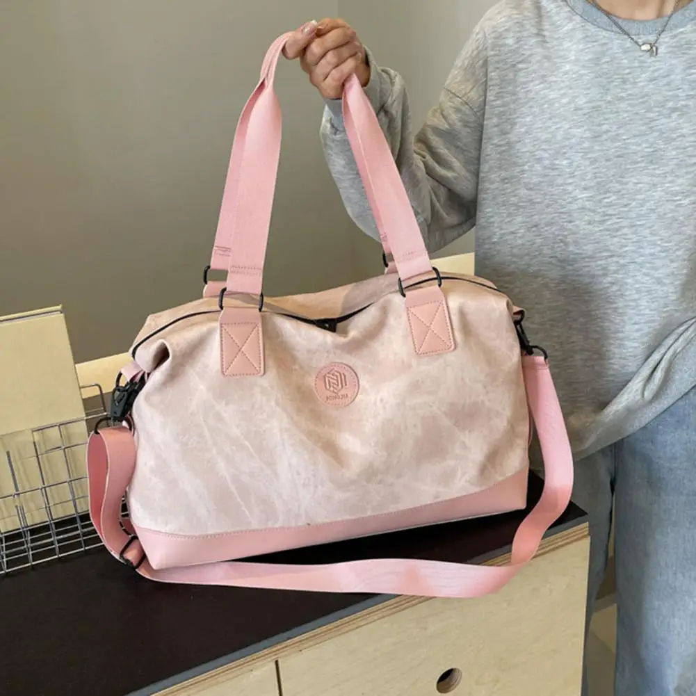 

Travel Bag with High Material Travel Duffel Bag with Adjustable Shoulder Strap Wet Pocket Dry/wet for Sports for Comfortable