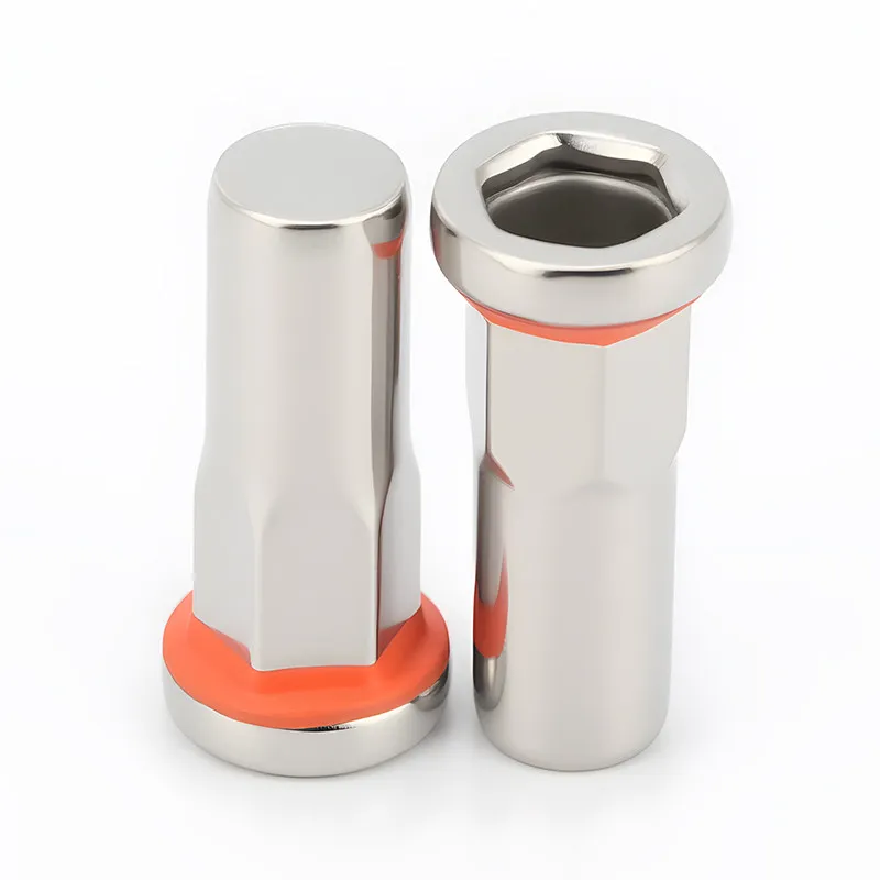 Stainless Steel 304 Flat-head Semi-hexagonal Blind Hole Rivet Nut For New Energy Dispensing And Coating, Thick Cap