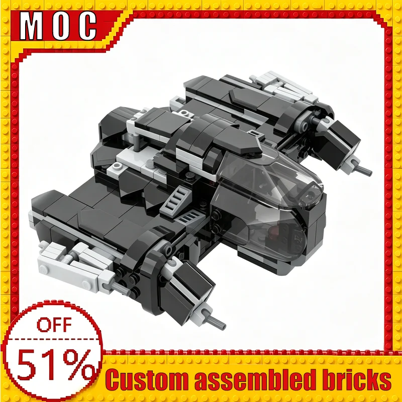 

303PCS 3×75412 Class Porax‑38 Modify War Series Starfighter Alternate Build MOC Model Building Blocks DIY Assembly Learning Gift
