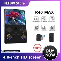 Consola de juegos portátil 2025 V40MAX, pantalla IPS de 4 pulgadas, batería de 4000mah, Joystick, efecto de iluminación RGB, 256GB con más de 40000 juegos