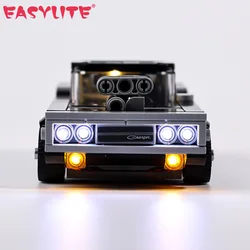 LED Kit For 76912 Fast & Furious 1970 Dodge Charger R/T Building Blocks Bricks Toys Lamp Set Only Lighting No Model