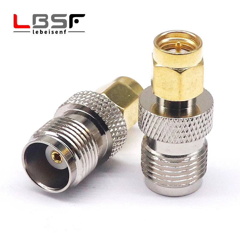 SMAJ/TNCK coaxial RF adapter all copper high frequency adapter SMA male to TNC female