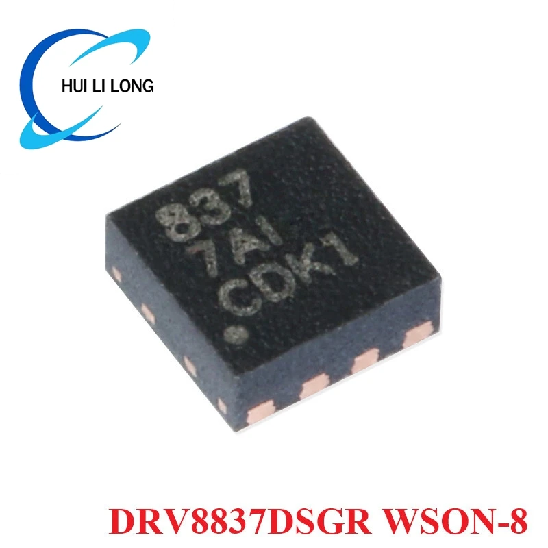 10/5pcs DRV8837 DRV8837DSG DRV8837DSGR WSON-8 Low Voltage H-bridge Motor Driver Chip Integrated Circuit IC New Original