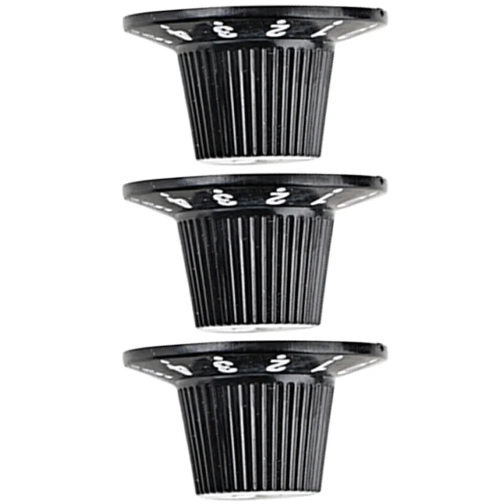 

3Pcs Electric Guitar Volume Knobs Durable Professional Potentiometer Knobs Bass Volume Control Guitar Accessory