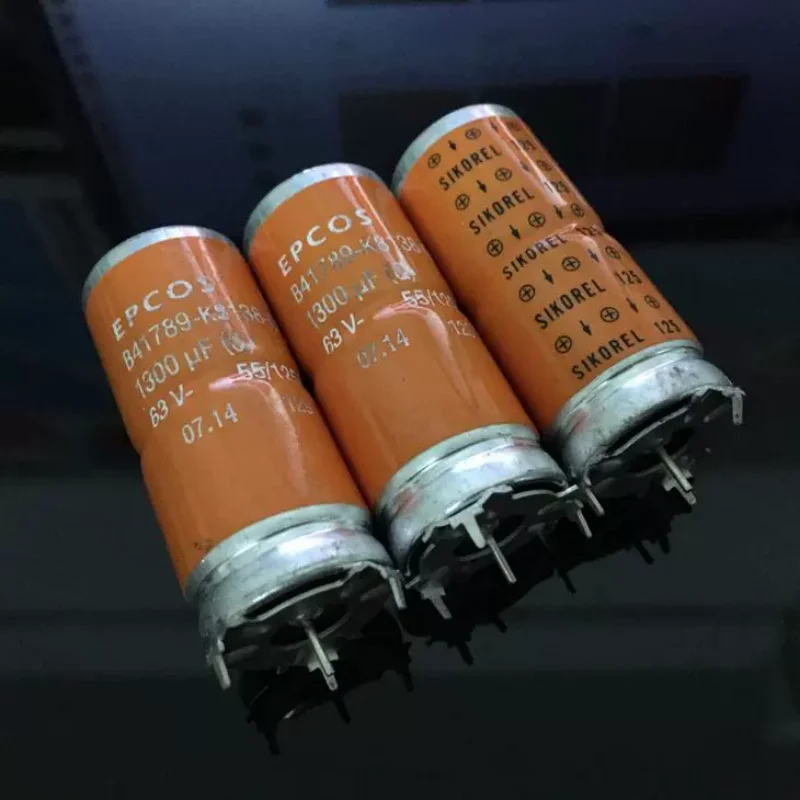 10-100pcs New German Siemens EPCOS B41789 series 1300UF 63V fever filter electrolytic capacitor