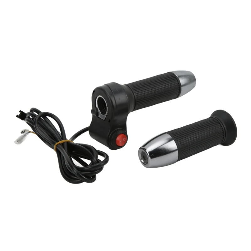 

1 Pair/Set 12V-99V Electric Bicycle Throttle Handlebar Durable Electric Bicycle Throttle Grip
