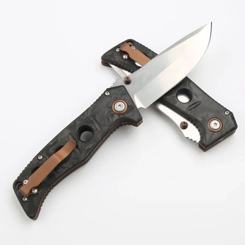 Farfalla BM273-3 coltello pieghevole tascabile lama Magnacut manico in fibra di carbonio caccia tattica campeggio EDC coltelli strumento di sopravvivenza