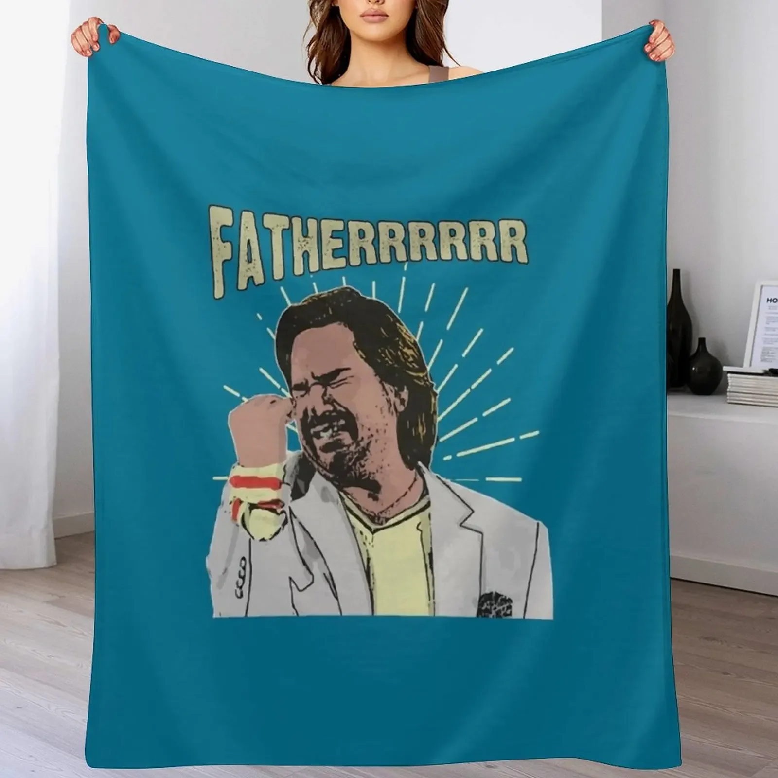 

Douglas Reynholm Father The It Crowd Throw Blanket Soft Bedroom Blanket for Night Sleeping