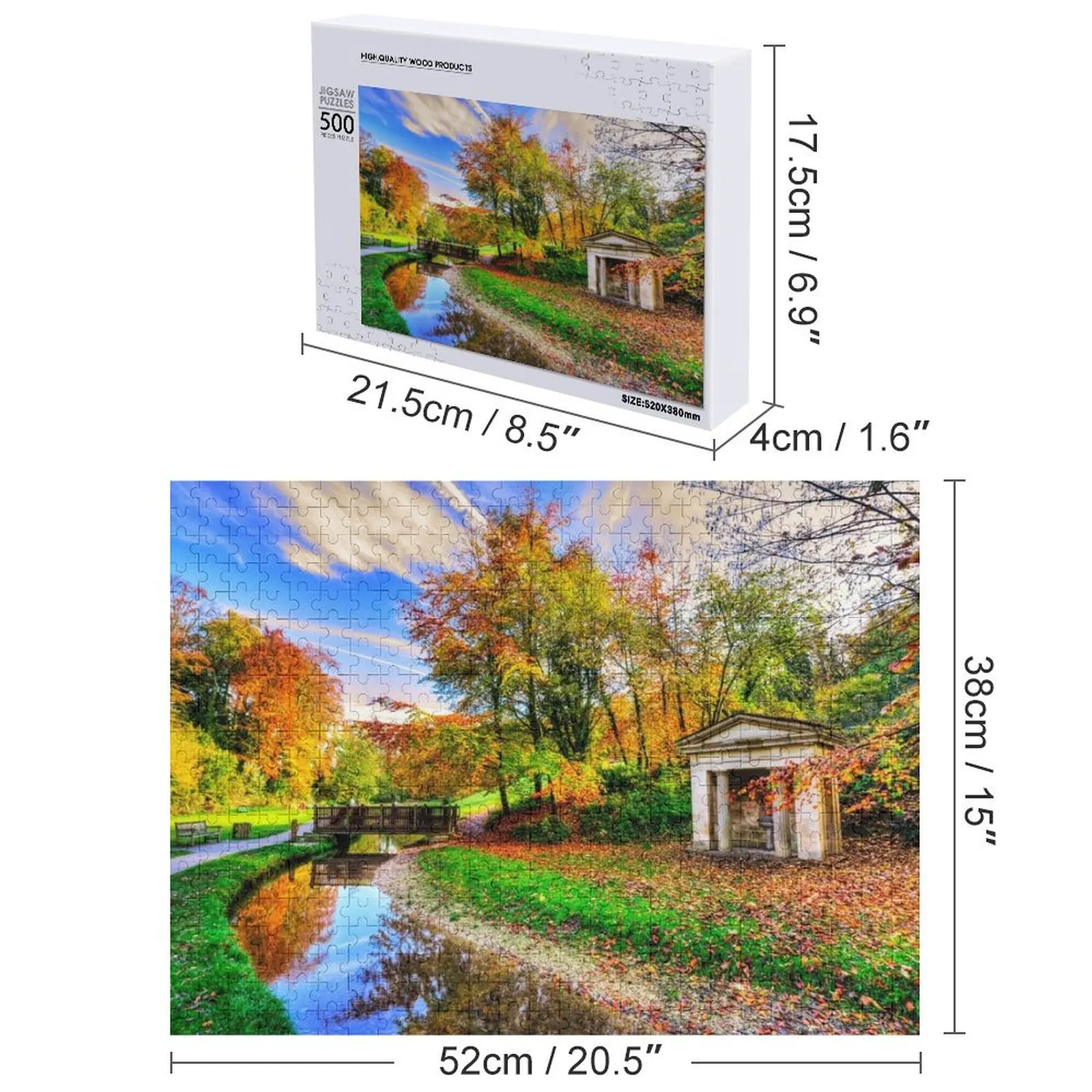 هابلدز هيلز، لوت، أوراق الخريف، أحجية الصور المقطوعة، ألغاز الهدايا المخصصة المخصصة