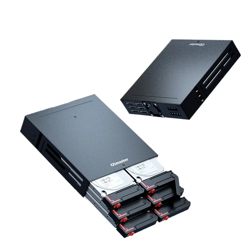6-Disk chassis, optical drive position, built-in hard disk case 2.5-inch hard disk case