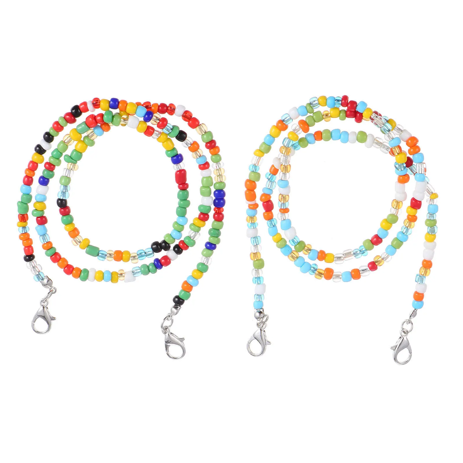 قطعتان من القناع المضاد للفقدان، متين وقابل لإعادة الاستخدام وسهل الحمل، هدية عملية للاستخدام الداخلي والخارجي، سلسلة تعليق #2