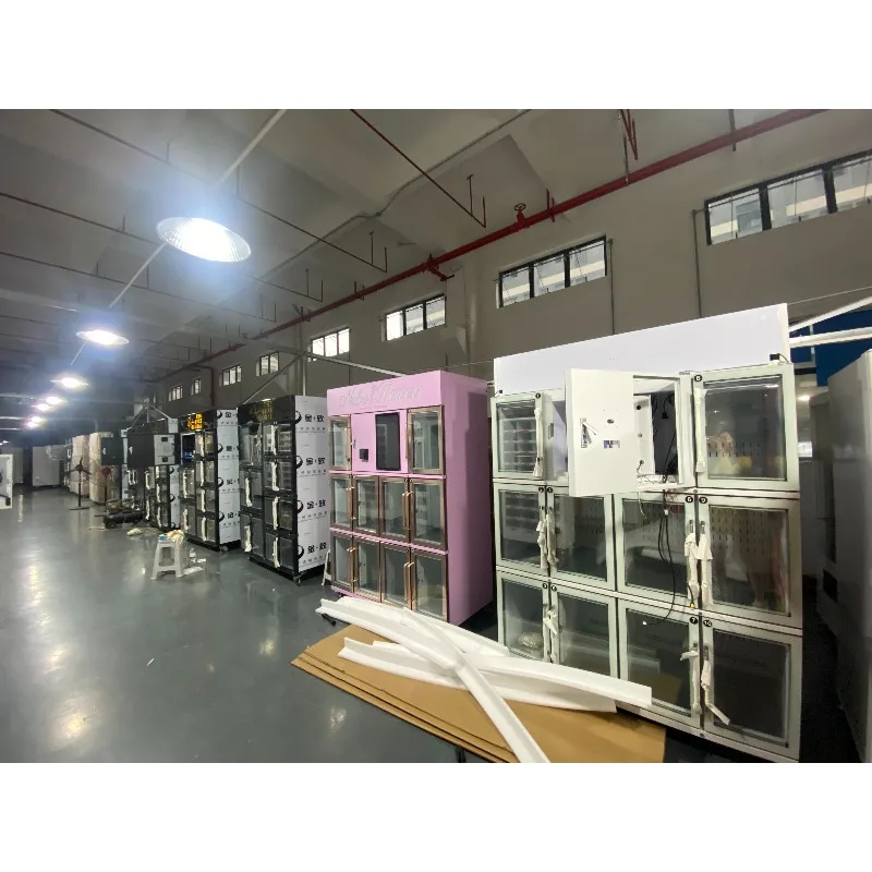 Factory's Big Flower Vending Machine Auto Card Cooler Temperature for Fresh Flowers
