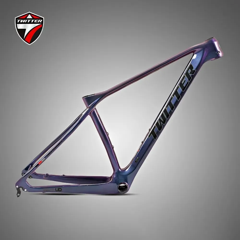 29ER Twitter PREDATORpro Mtb Carbon QR Frame 135mm Mountain Internal Cable Routing Disc Brake Frame Bicycle Accessories