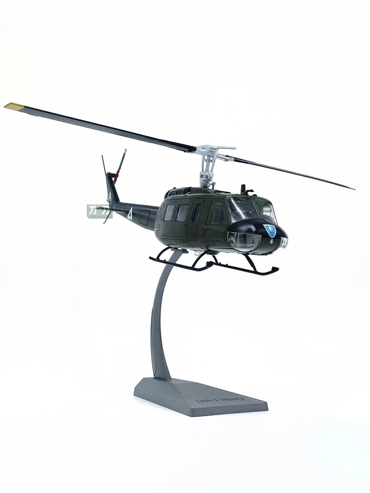 Diecast 1:48 Scale American UH-1 helicopter Alloy Finished Aircraft Simulation Model Toy Souvenir Gifts For Adult Boy