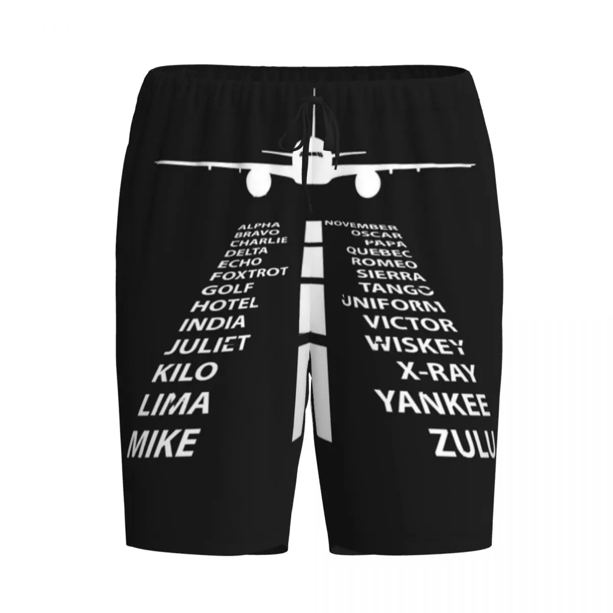 

Custom Phonetic Alphabet Pilot Airplane Shorts Sleeping Pants Men Pajama Pants Lounge Sleep Sleepwear Bottoms