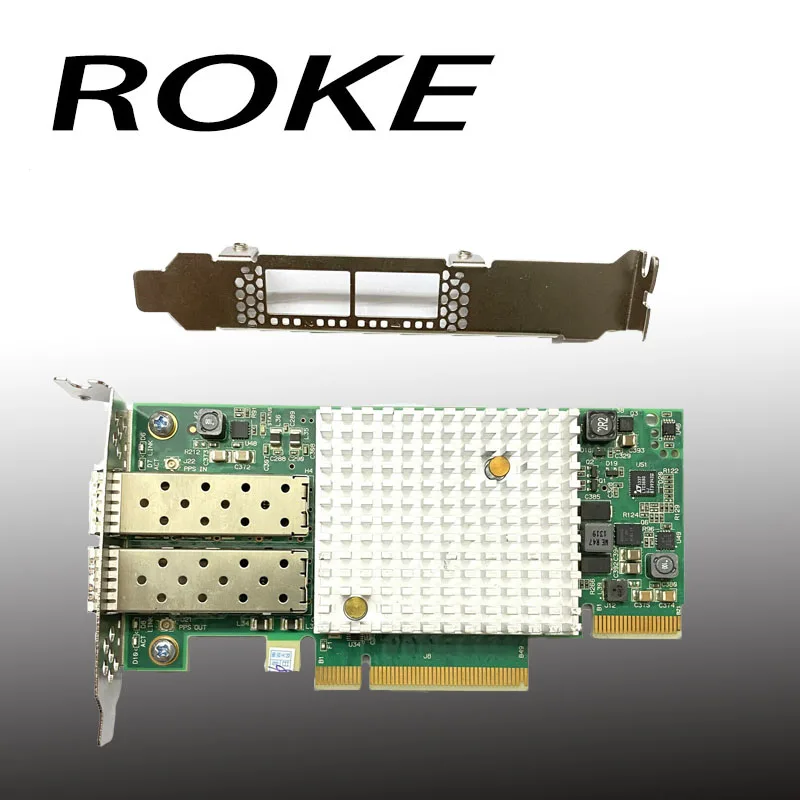 Solar flare sfn7501 dual port 10gb sfp + adapter sfn7122f sfc9120 s7120 SF432-101