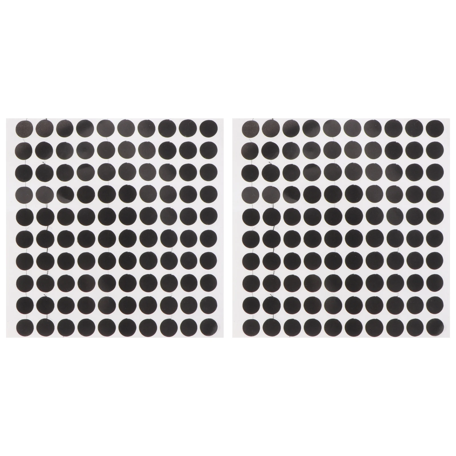 

2 Sheets Billiard Black Spot Pool Table Marker Dots Woven Cloth Self Adhesive Compact Size Snooker Playing Needs Storage Supply
