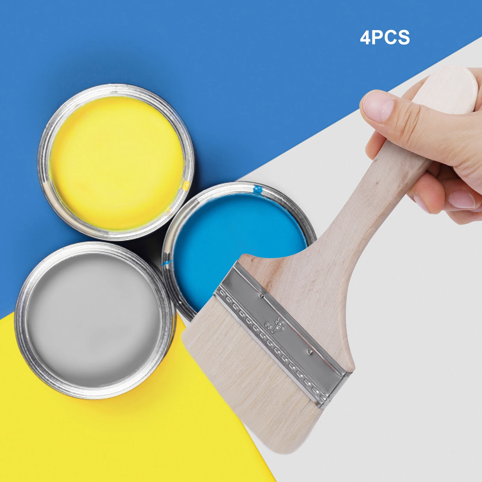 Pro Grade Verfborstels, Variety Hoek Verfborstels, 4 Pack