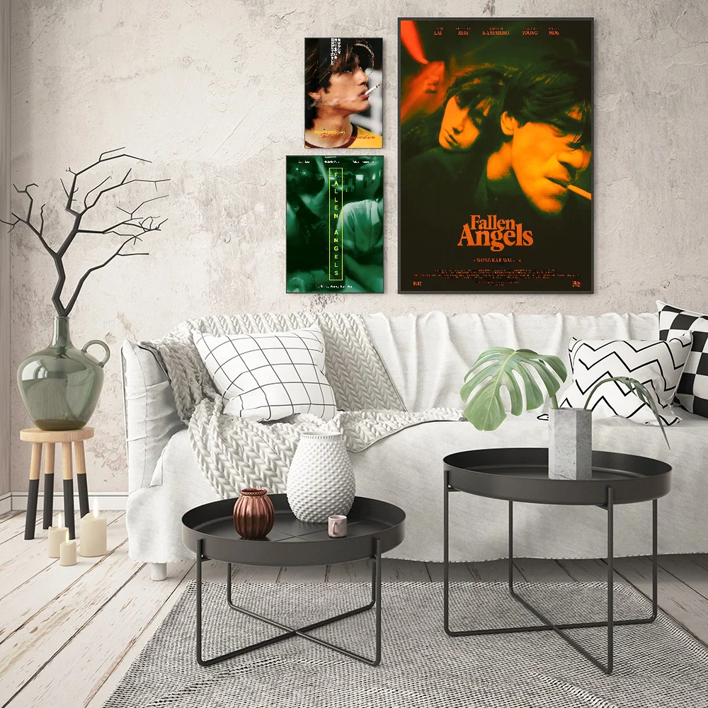 Classic Movie Fallen Angels Wong Kar-wai Series Self-adhesive Art Waterproof Paper Sticker Coffee House Bar Room Wall Decor