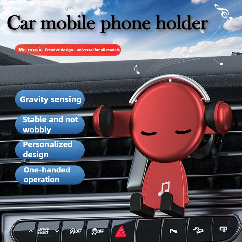 

Автомобильный держатель для телефона, зажим для вентиляционного отверстия, подставка для смартфона, гравитационная подставка для IPhone Xiaomi HuaweiSamsung, универсальная GPS-подставка в автомобиле