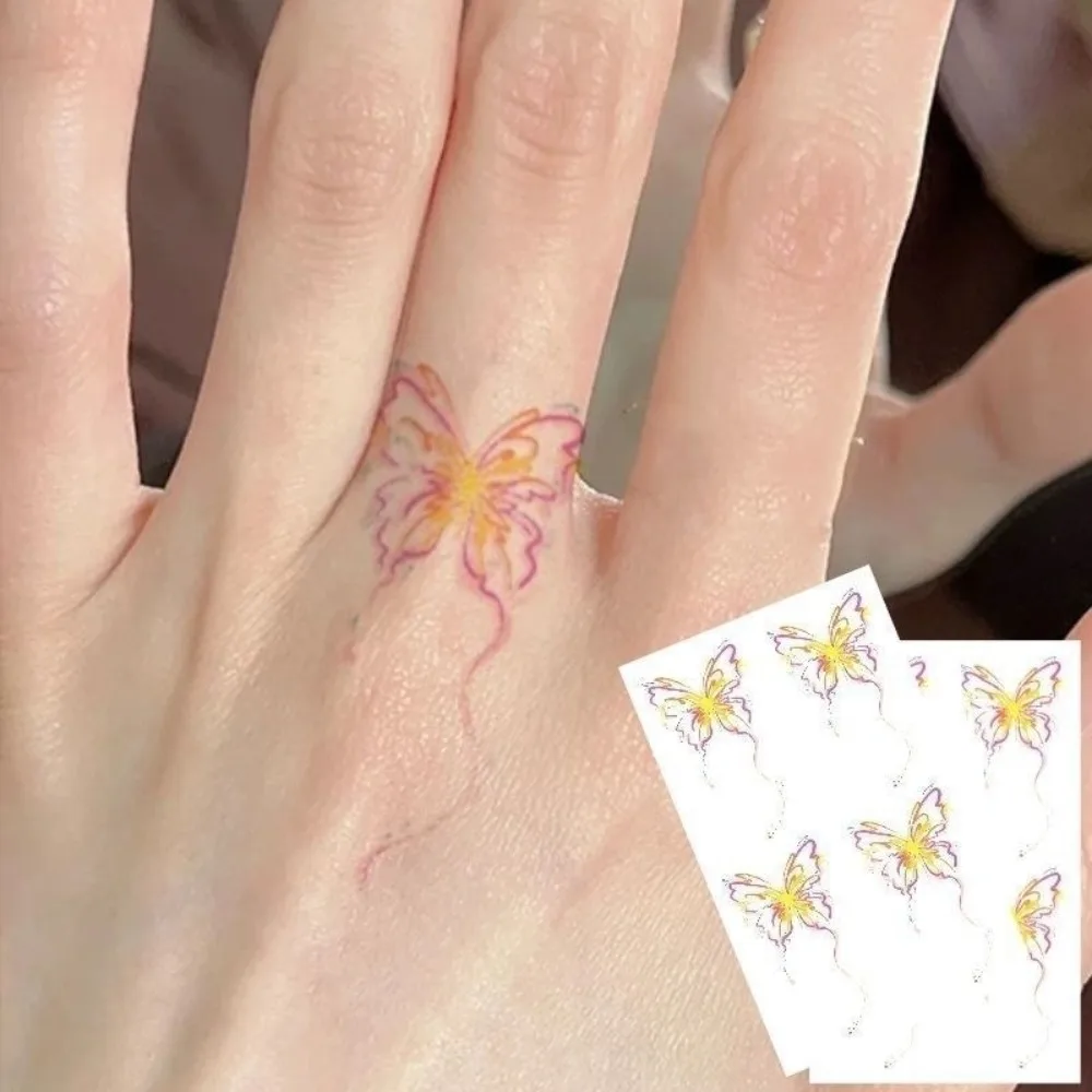 

Набор из 15 миниатюрных 3D-наклеек в виде цветных бабочек: водостойкие, милые, одноразовые, для лица и пальцев