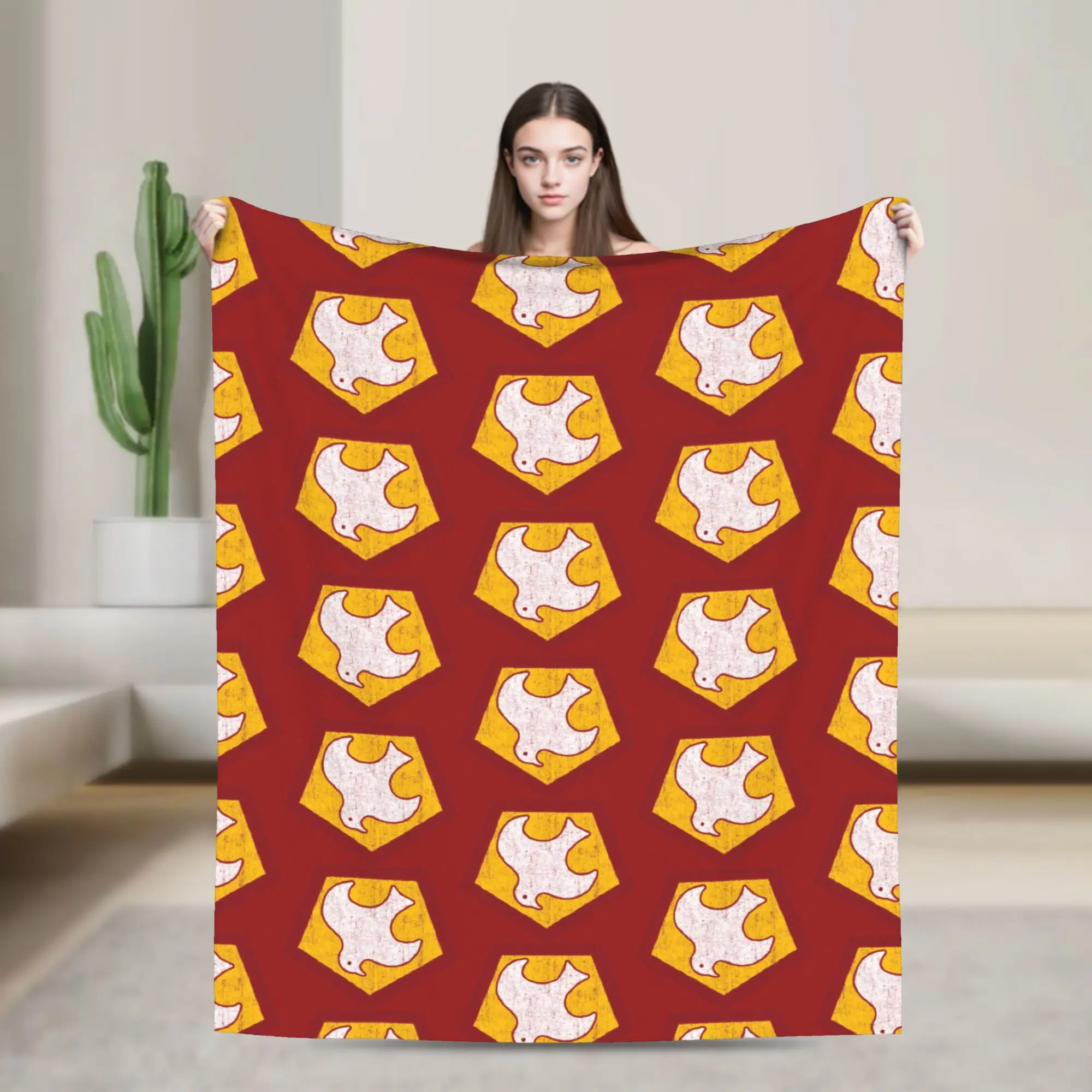 Peacemakers بطانية قطيفة للأطفال رمز الفانيلا رمي بطانية لغرفة النوم تصميم دافئ ناعم جودة المفرش هدية #1