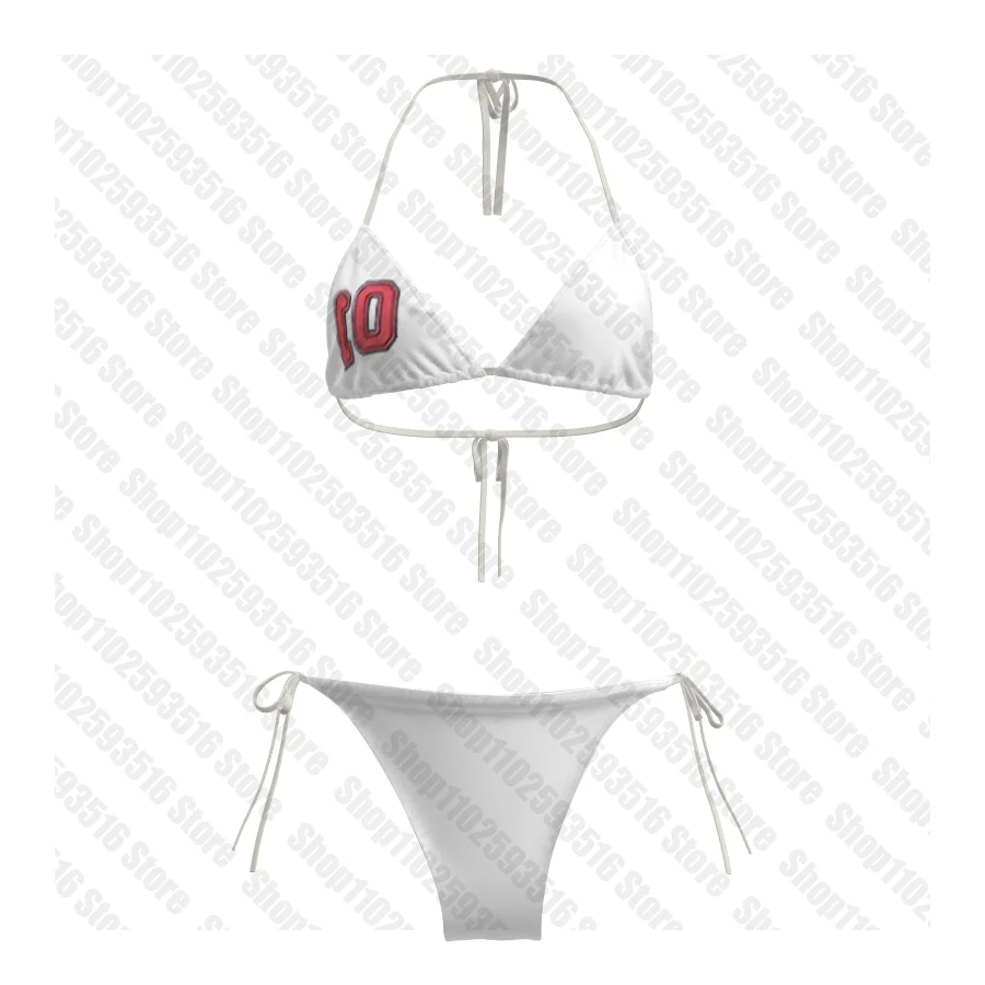Trend Graphic Harajuku Mini Holiday Swimsuits Punk Cute Women's Swimsuit 2025 Sexy Bikini Swimwear Beach Emo Black Bikinis Sets