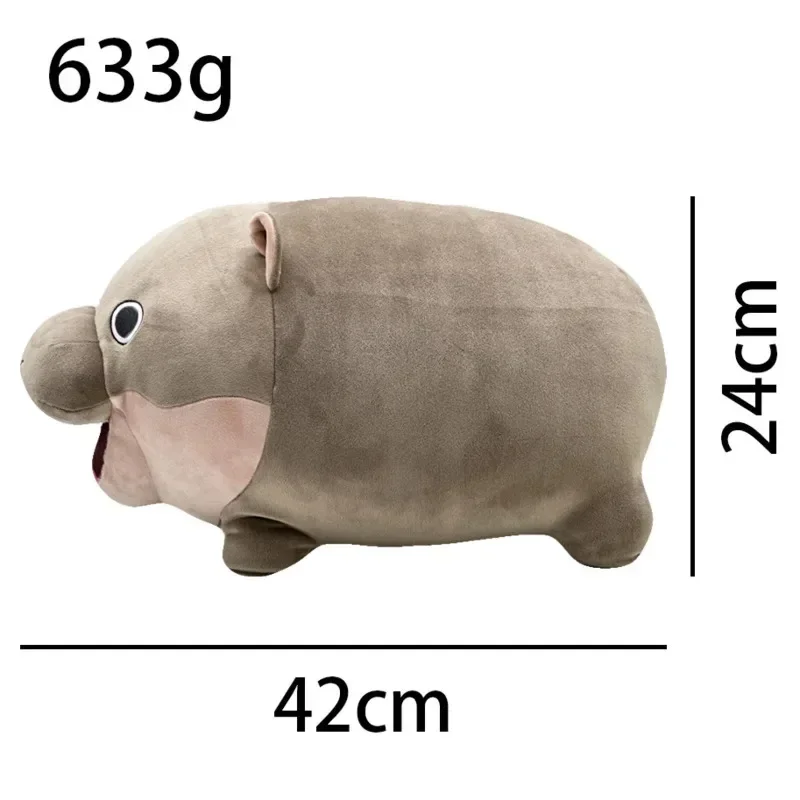 Moo Deng Hippo pluche pop schattige en zachte cartoon poppen kamerdecoratie verjaardagscadeaus voor kinderen