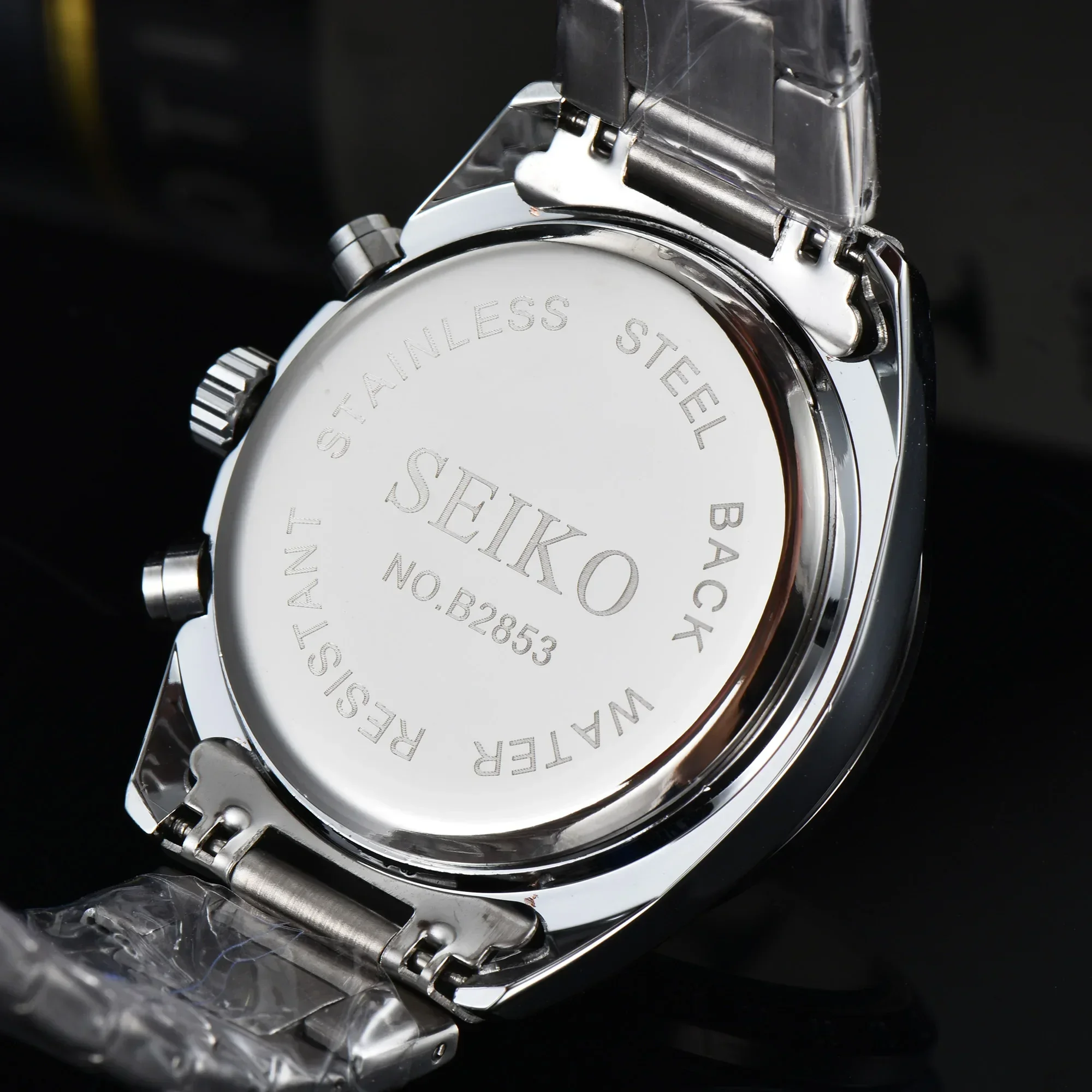 Seiko marca de lujo moda negocios Casual deportes cronógrafo multifuncional Venta caliente reloj de pulsera de cuarzo no mecánico para hombre