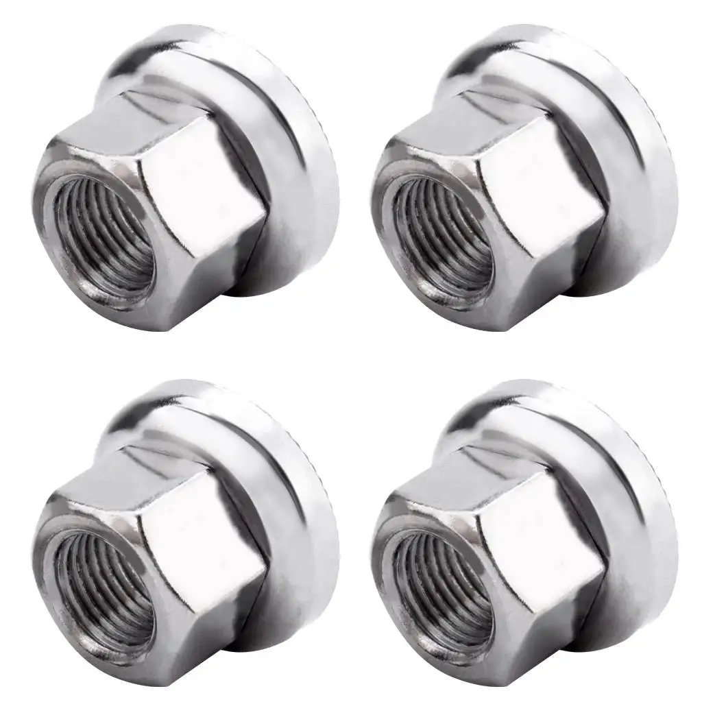 4 M10 Mountain Bike Wheel Skewer Nuts BMX Bolts Accessories