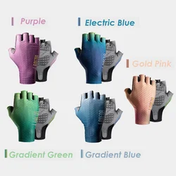 Lameda Men's Cycling Glove Half Finger Men Women Breathable Summer Bicycle Gloves Thickened Palm Pad Anti-friction Bike Glove