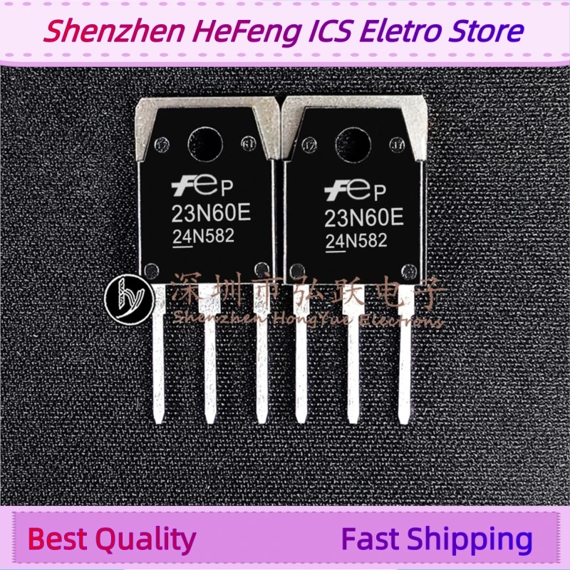 10PCS -20PCS 23N60E FMH23N60E  TO-3P 600V 23A   Fast Shipping Quality Guarantee