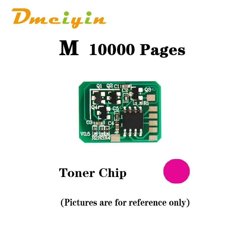 لأوكي MC862 EUR نسخة 9.5K/10K صفحات الحبر رقاقة BK C M Y اللون