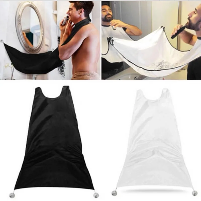 

Men's Bathroom Shaving Aprons Beard Shaving Apron Care Bib Face Shaved Hair Adult Bibs Shaver Cleaning Hairdresser