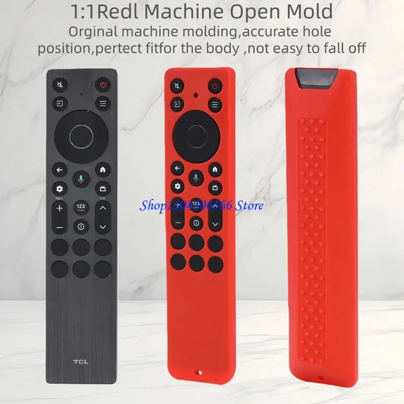 02DD Colorful Silicone Remote Control Protector Home Decor Accessory for RC923A/RC813A