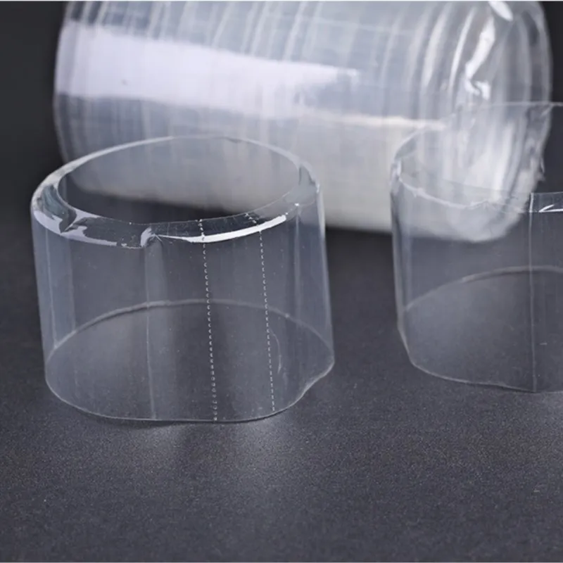 100pcs Heat Shrink Capsules Wine Bottle Capsules Wine Heat Shrinkable Cap Wine Shrink Film Wrap For Straight Mouth Bottle (Red,