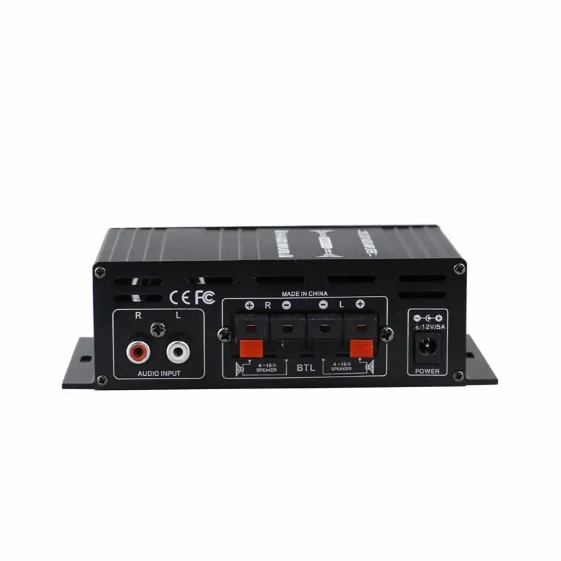 

AK280 Audio Amplifiers for Car home Bass 2.0 Channel Hifi Sound Amplifier Home Digital 12V Mini Treble Power Amplify V5R6